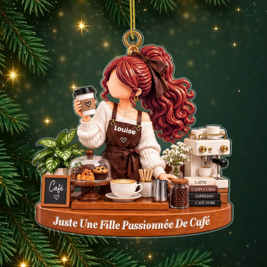 AmatriceDeCafe_CadeauPersonnalise OrnementEnAcryliquePourLesAmateursDeCafe
