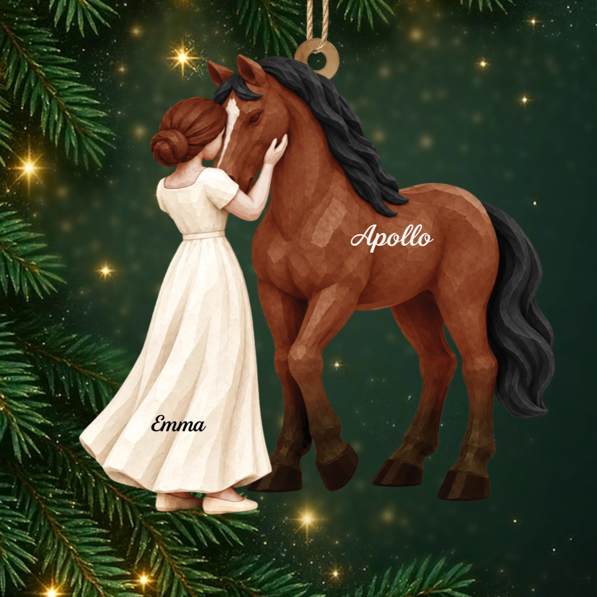 Amoureux_Des_Chevaux_Cadeau_Personnalise_ _Ornement_En_Bois_A_1_Couche_Pour_Les_Amoureux_Des_Chevaux2