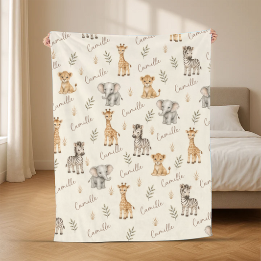 Animaux_De_Safari_Cadeau_Personnalis_Plaid_En_Polaire_Pour_B_b_s5