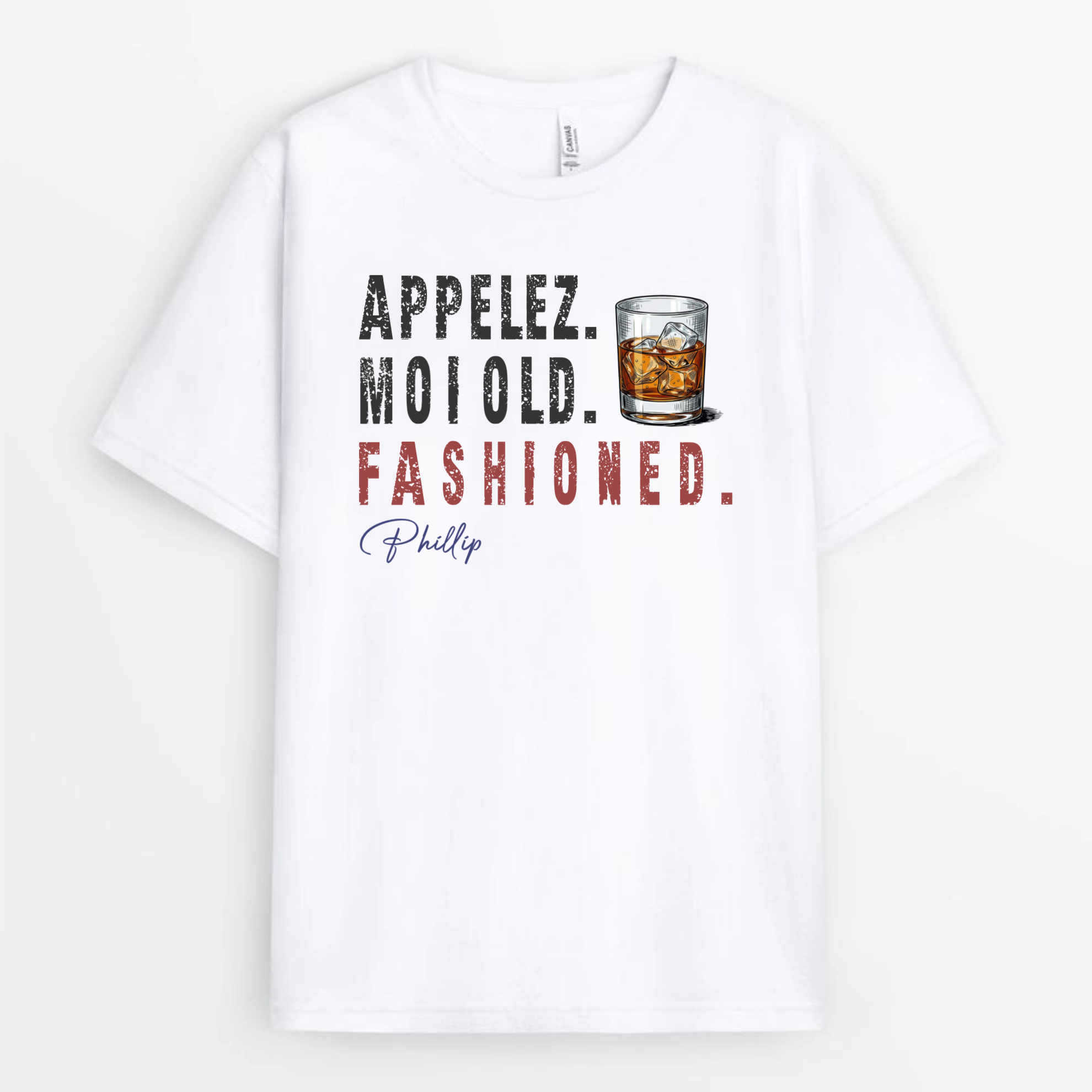Appelez MoiOldFashioned_CadeauPersonnaliseT ShirtPourPapa_Papy_2c98d1f7 bcee 4ee1 85a8 4b3e18229a72