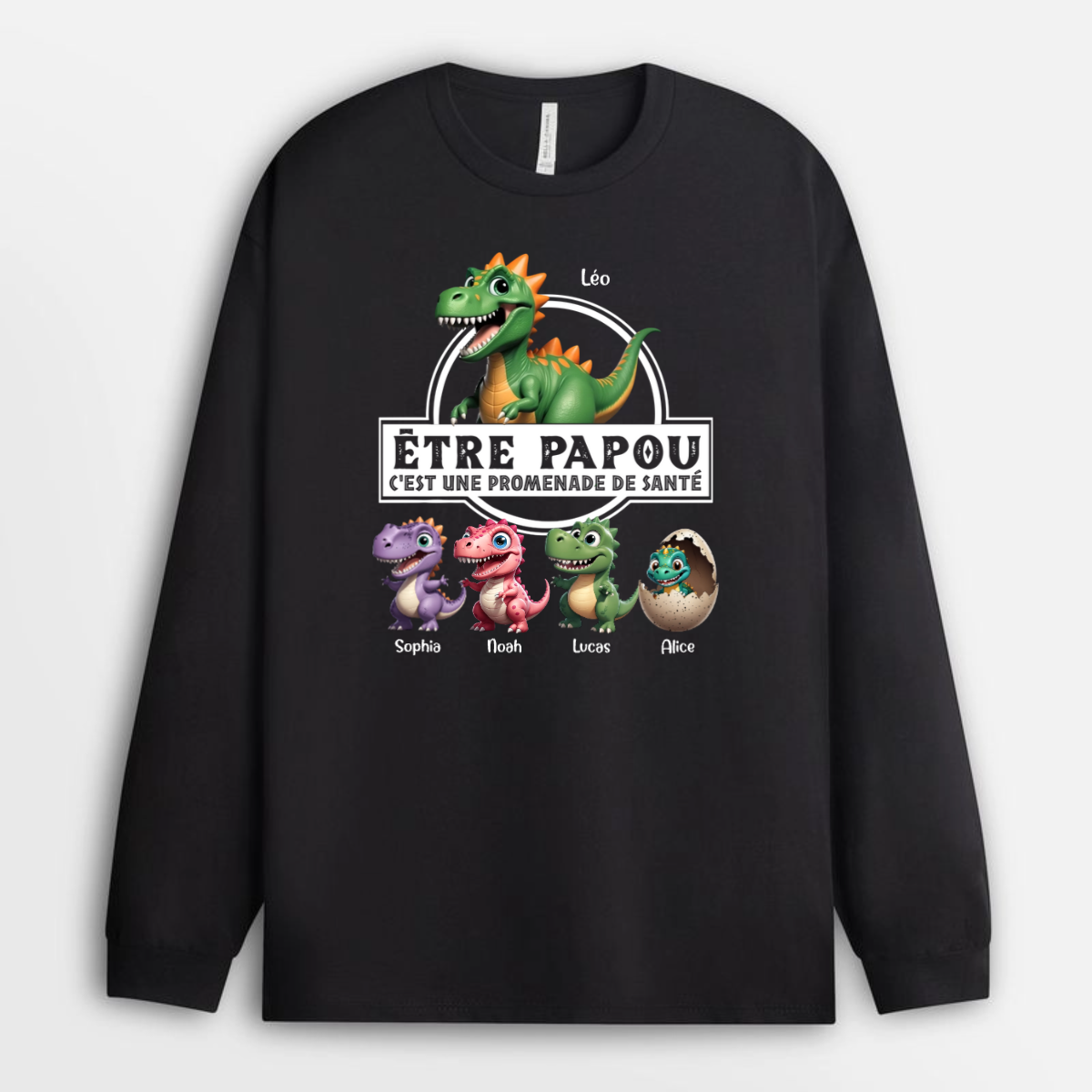 EtrePapou_C_estUnePromenadeDeSante Papousaurus CadeauPersonnaliseT shirtPourPapou_3_f77d4b2e 97b0 49a4 815c 4783f3074185