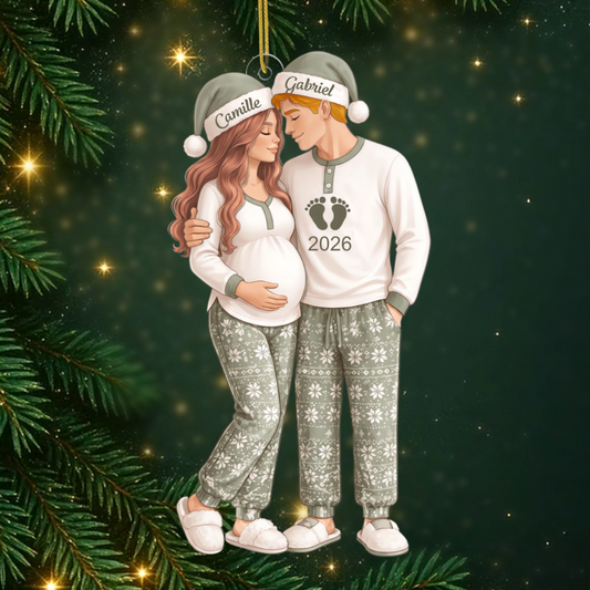 ExpectantParents_CadeauPersonnalise OrnementEnAcryliquePourFutursParents