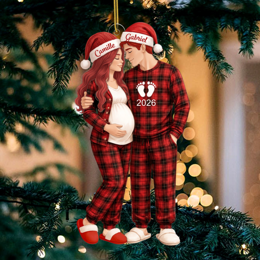 ExpectantParents_CadeauPersonnalise OrnementEnAcryliquePourFutursParents1