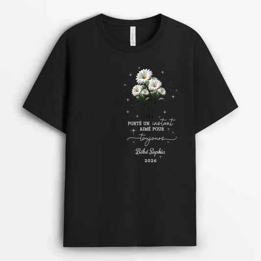 FleurdeNaissanceCommemorativePourBebe_T shirtPersonnalise1