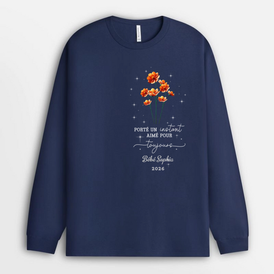FleurdeNaissanceCommemorativePourBebe_T shirtPersonnalise2