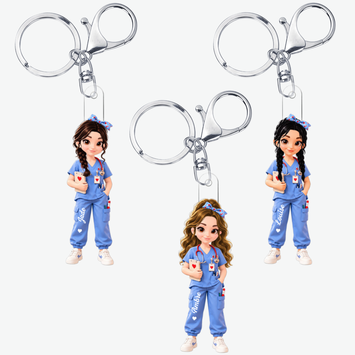 Infirmiere CadeauPersonnalise_Porte ClesEnAcryliquePourInfirmieres8