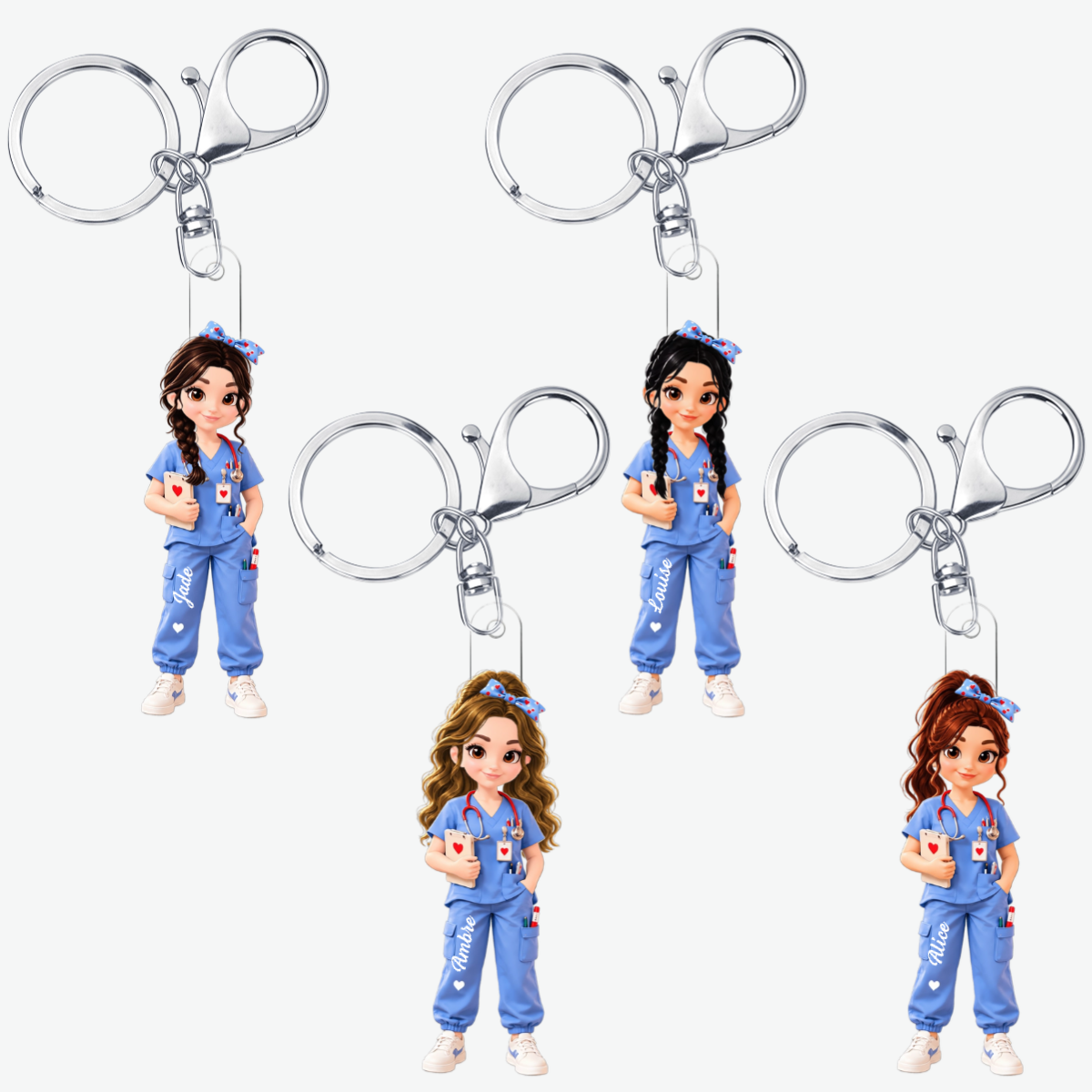 Infirmiere CadeauPersonnalise_Porte ClesEnAcryliquePourInfirmieres9