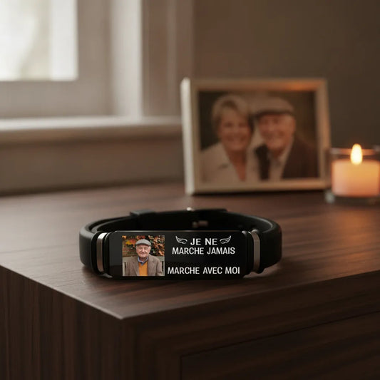 Je_Suis_Toujours_Avec_Toi_Bracelet_Souvenir_Photo_Cadeau_Personnalis_Bracelet_Grav_Pour_La_Famille_2