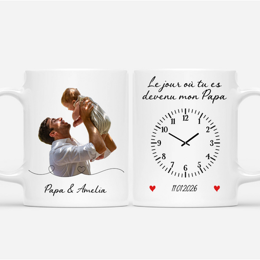 LeJourOuTuEsDevenuMonPapa CadeauPersonnaliseMugPourPapa_2