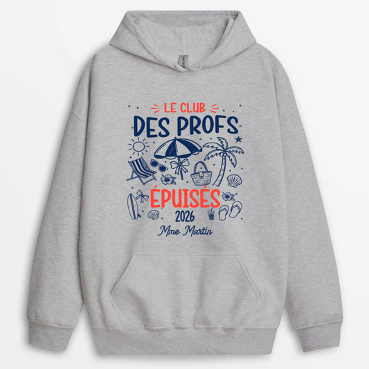 Le_Club_Des_Profs_Epuises_Personnalise_Cadeau_Personnalise_T shirt_Pour_Maitresse_2