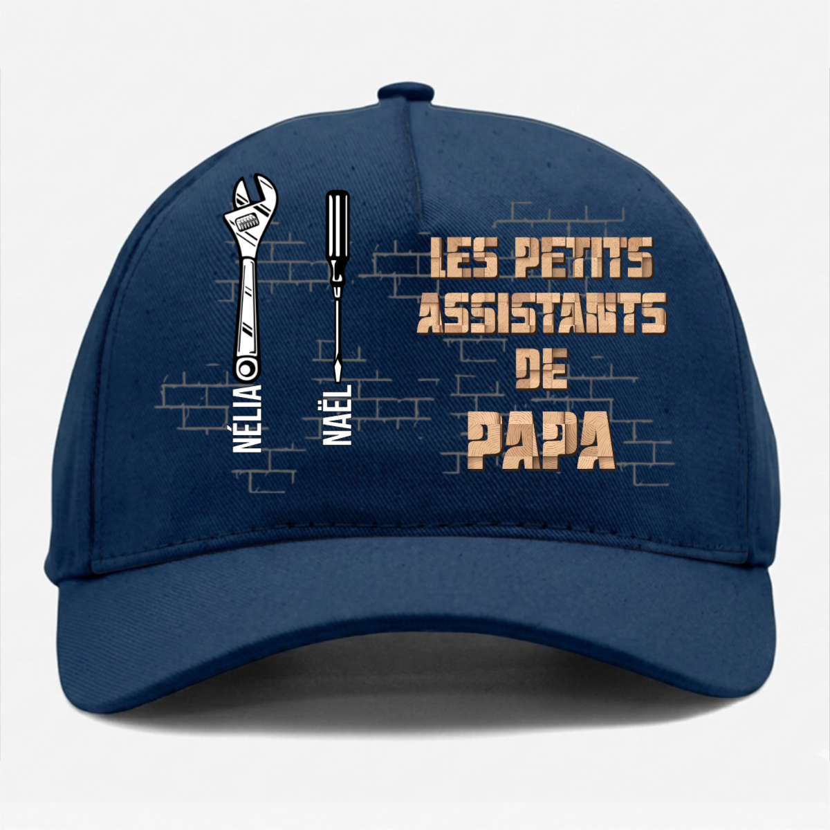 LesPetitsAssistantsDePapa CadeauFeteDesPeres CadeauPersonnaliseCasquettePourPapaEtPapy_2