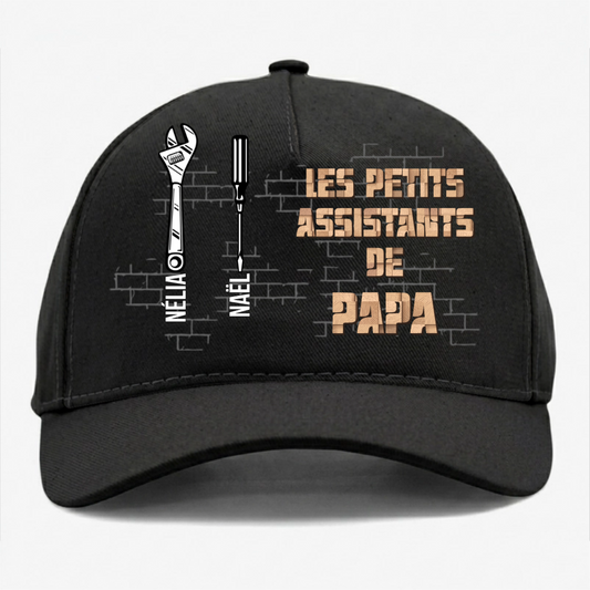 LesPetitsAssistantsDePapa CadeauFeteDesPeres CadeauPersonnaliseCasquettePourPapaEtPapy_6