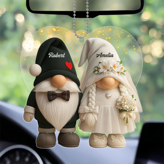 MariesAvecCoeursEtFleurs_CadeauPersonnaliseOrnementASuspendrePourCouples