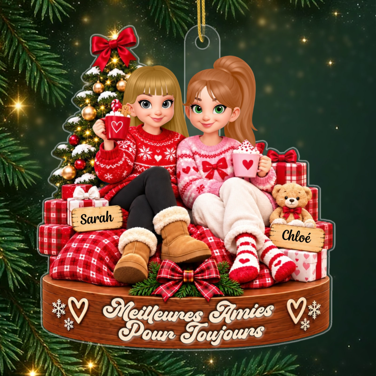 MeilleuresAmiesPourToujours CadeauPersonnalise_OrnementDeNoelEnAcryliquePourMeilleuresAmies7