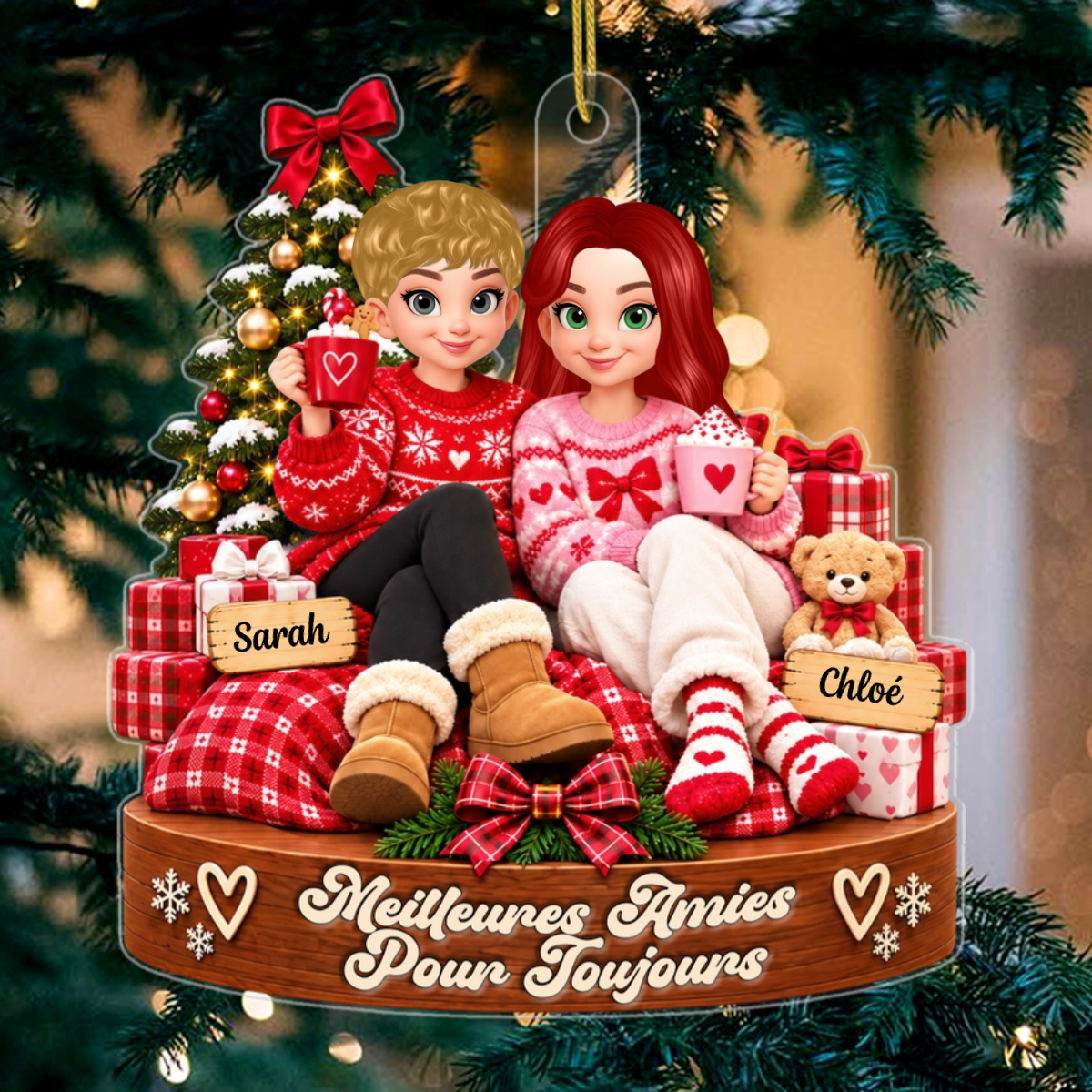 MeilleuresAmiesPourToujours CadeauPersonnalise_OrnementDeNoelEnAcryliquePourMeilleuresAmies8