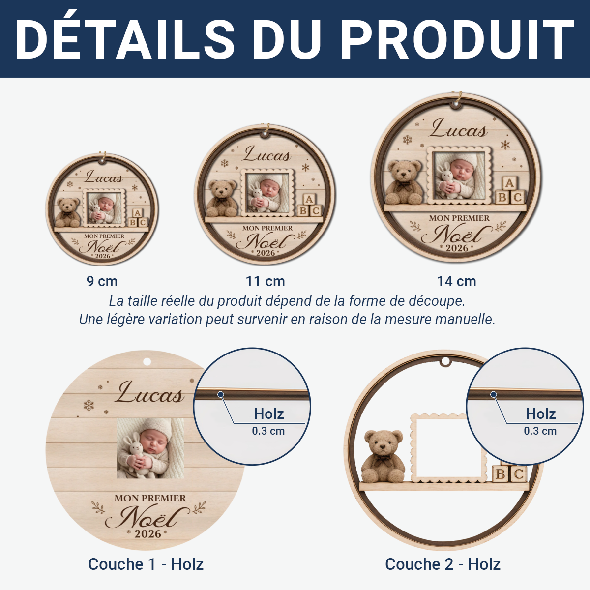 MonPremierNoelAvecPhoto_CadeauPersonnaliseOrnementEnBoisA2CouchesPourBebe_3
