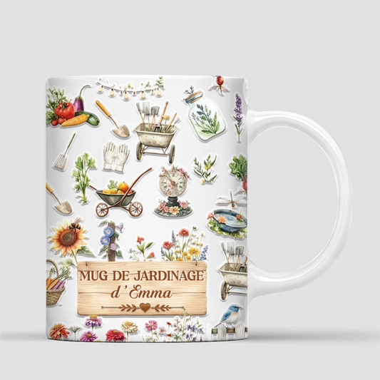 MugDeJardinage CadeauPersonnaliseMugPourFemme1