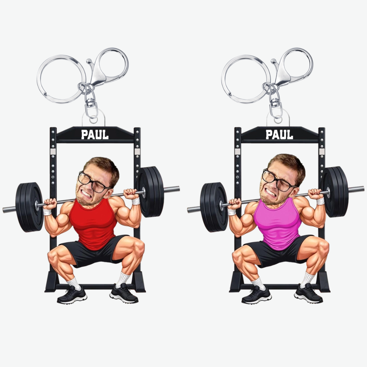 PassionFitness CadeauPersonnalise_Porte ClesEnAcryliquePourPassionnesDeFitness1