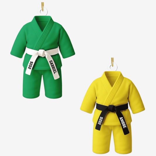 PetitKarateka_CadeauPersonnalise OrnementEnAcryliquePourPassionnesDeKarate1
