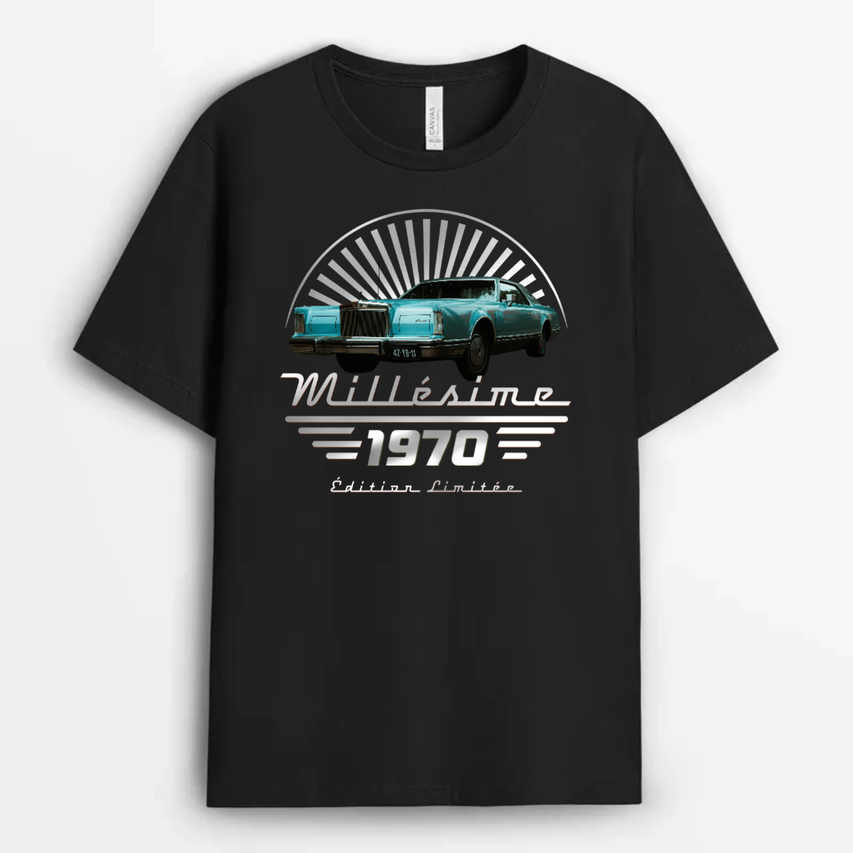 Photo_Millesime_Edition_Limitee_ _Cadeau_Personnalise_T Shirt_Homme_Voiture_De_Collection_Personnalise_1