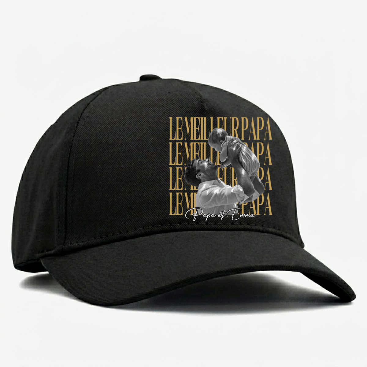 Photo_Personnalisee_Le_Meilleur_Papa_Vintage_ _Cadeau_Fete_Des_Peres_ _Cadeau_Personnalise_Casquette_Pour_Papa_7