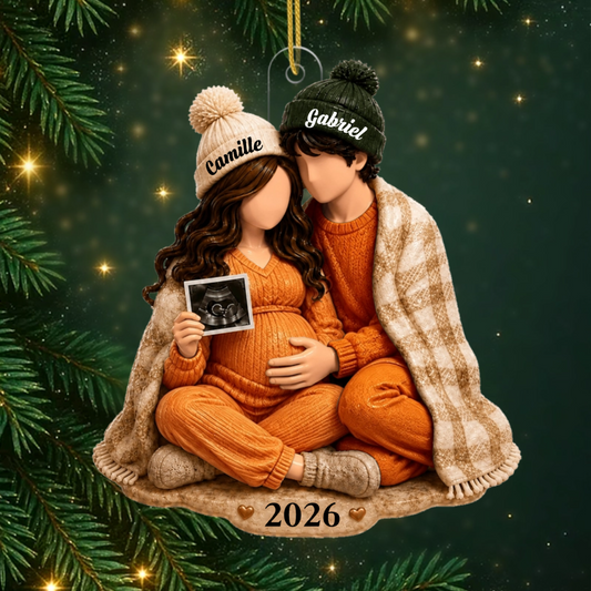 PremierNoel CadeauPersonnalise_OrnementAcryliquePourFutursParents7