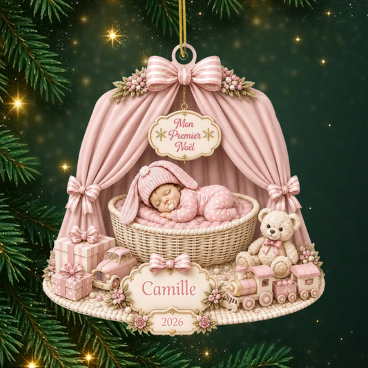 PremierNoelDeBebe_CadeauPersonnalise OrnementEnAcryliquePourJeunesParents_886db6d0 ebc0 4ded 8b02 88e8020250ed