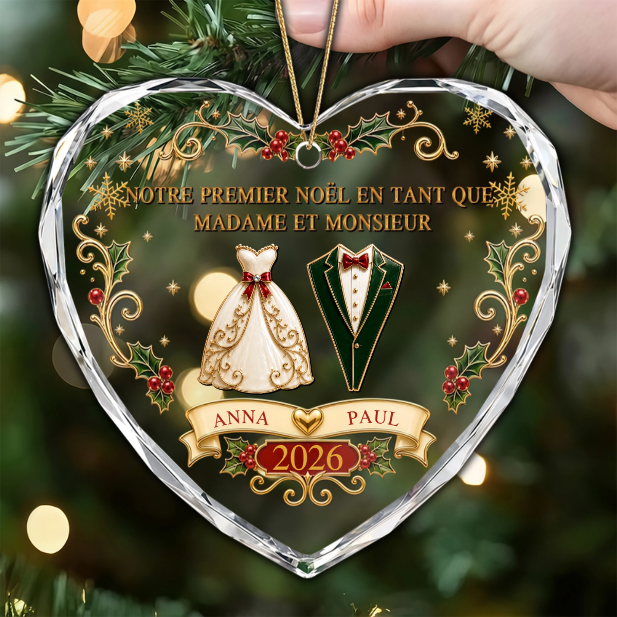 PremierNoelEnTantQueMaries CadeauPersonnalise_OrnementCoeurEnVerrePourCouples1