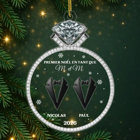 PremierNoelMariesBagueDiamant_CadeauPersonnaliseOrnementPourCouples_2