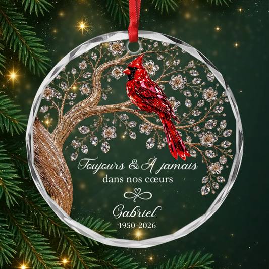 Toujours_Dans_Nos_C_urs_Cadeau_Personnalis_Ornement_En_Verre_Rond_Pour_Les_tres_Chers