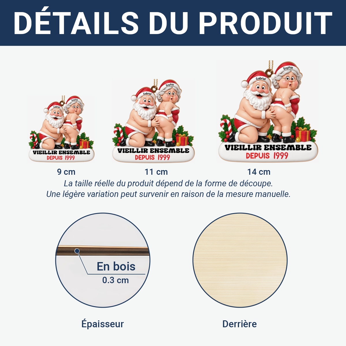 Vieillir_Ensemble_Cadeau_Personnalise_Ornement_En_Bois_A_1_Couche_Pour_Couples_4e2ef926 e880 4152 a40a 1a33d10f424f