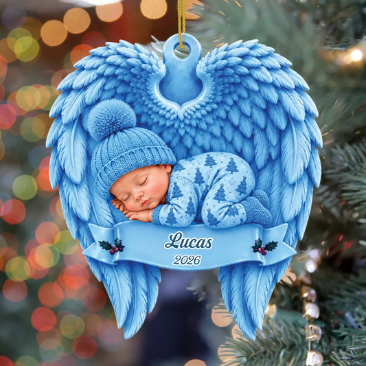 AilesD_Ange_CadeauPersonnalise OrnementCommemoratifEnAcryliquePourBebe2