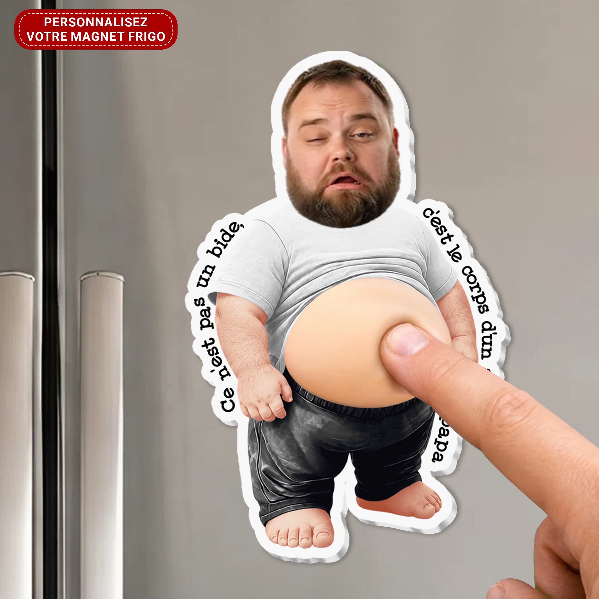Ce_N_est_Pas_Un_Bide_C_est_Le_Corps_D_un_Super_Papa_ _Cadeau_F_te_des_P_res_Humour_ _Cadeau_Personnalis_Magnet_Frigo_Personnalis_Photo_2