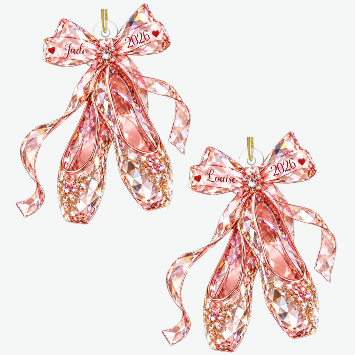 ChaussonsDeBallet CadeauPersonnalise_OrnementDeNoelEnAcryliquePourDanseusesDeBallet8