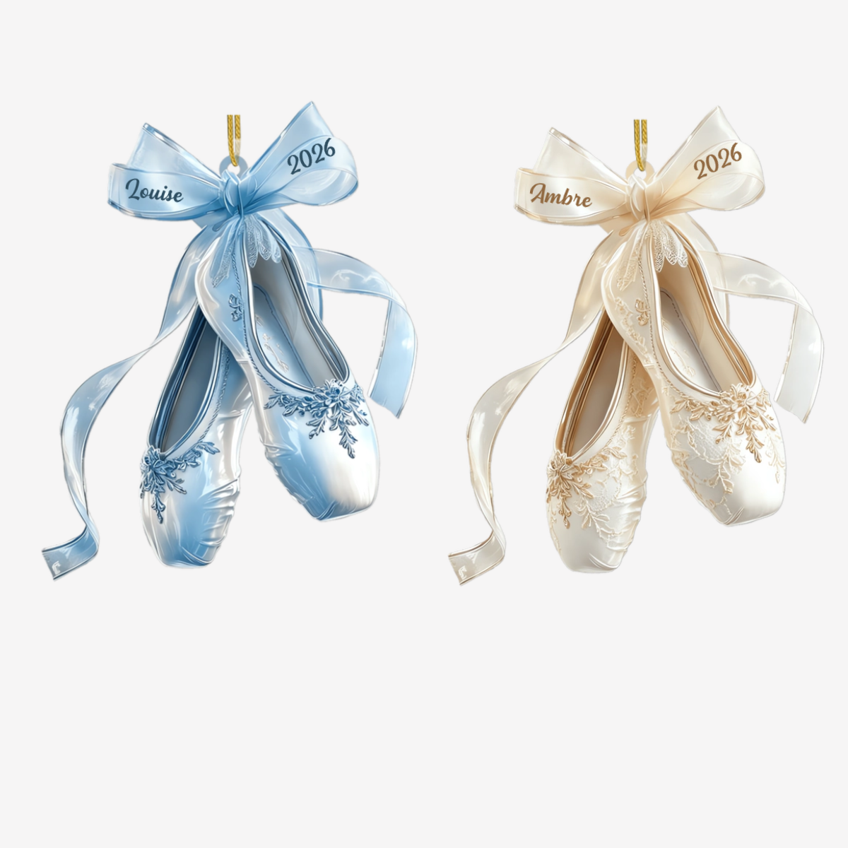 ChaussuresDeBallet_CadeauPersonnalise OrnementEnAcryliquePourLesPassionnesDeBallet1