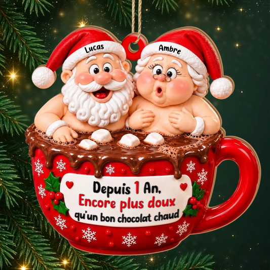 CoupleDeNoel_CadeauPersonnalise OrnementEnBoisA1CouchePourCouples