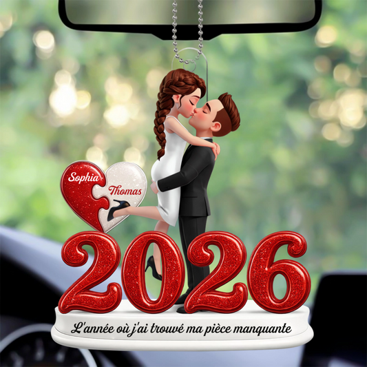 CoupleEnlacePieceManquantePersonnalise_CadeauPersonnaliseOrnementEnAcryliquePourCouples