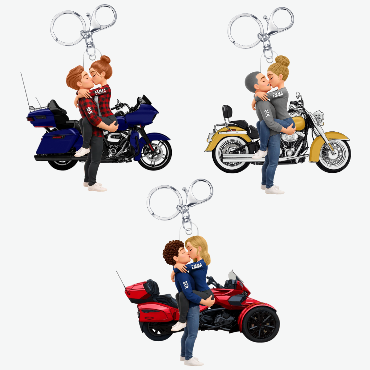CoupleaMotoquiS_embrasse_Porte ClesenAcryliquePersonnalise3