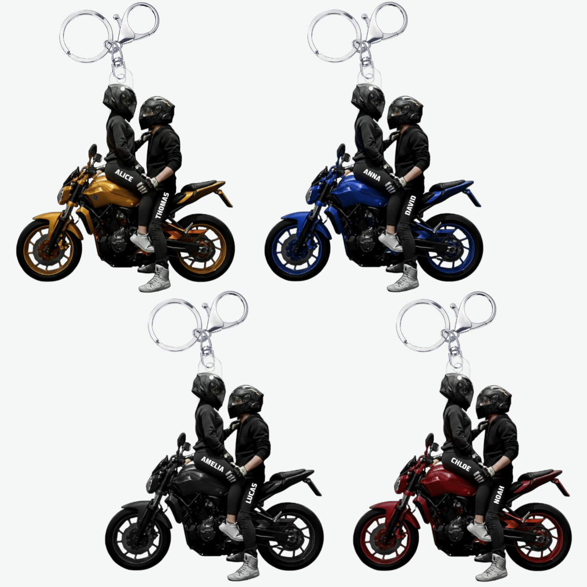 CoupledeMotards_CadeauPersonnalisePorte clesenAcryliquepourCouples_2