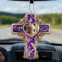 Croix_Comm_morative_Jamais_Dans_Nos_C_urs_Cadeau_Personnalis_Ornement_Pour_Maman_Papa_Mamie_Papy