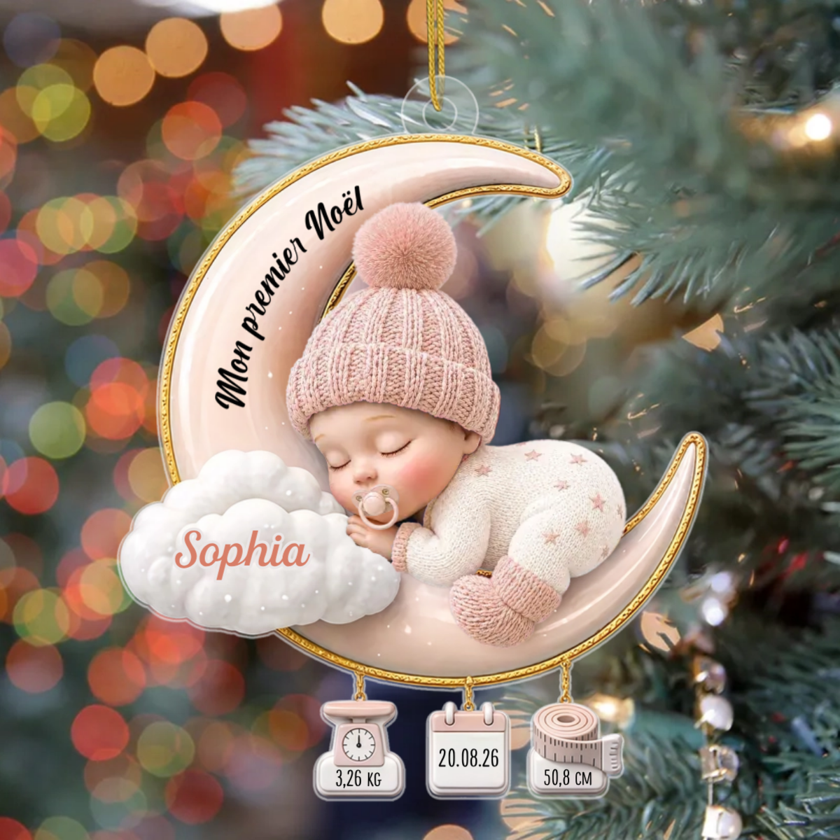 DouxReves_PetitAnge_CadeauPersonnaliseOrnementEnAcryliquePourNouveau Ne_9