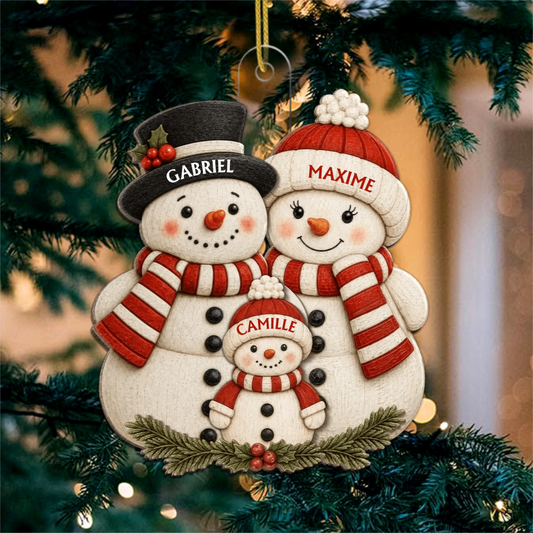 FamilleDeNeige CadeauPersonnalise_OrnementDeNoelEnAcryliquePourGrands Parents7