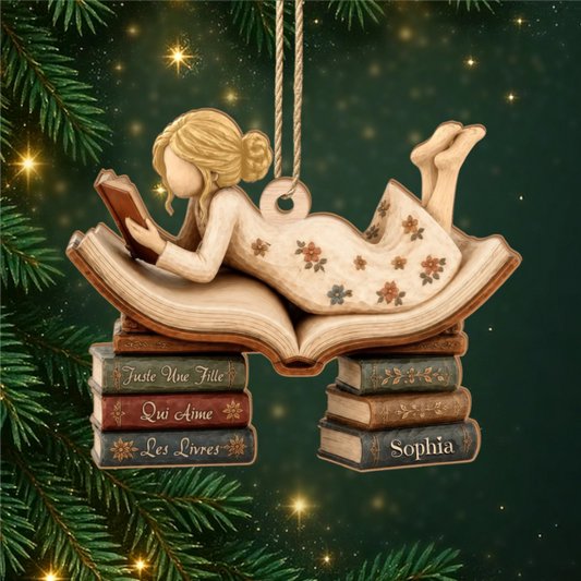 Femme_Lisant_Sur_Un_Livre_Ouvert_Cadeau_Personnalis_Ornement_En_Bois_1_Couche_Pour_Passionn_s_De_Lecture