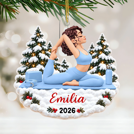 Femme_Yoga_Avec_Sapins_De_No_l_Enneig_s_ _Cadeau_Personnalis_D_coration_Acrylique_Pour_Les_Amateurs_De_Yoga2
