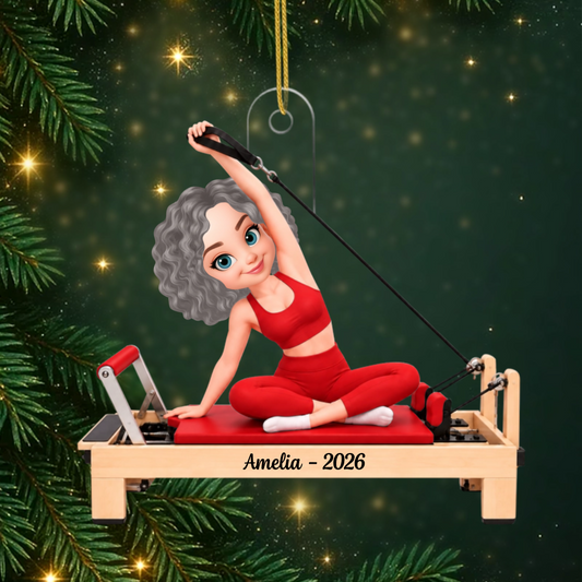 Fille_Pilates_Avec_Pr_nom_ _Cadeau_Personnalis_Ornement_Acrylique_Pour_Les_Passionn_es_De_Pilates 1