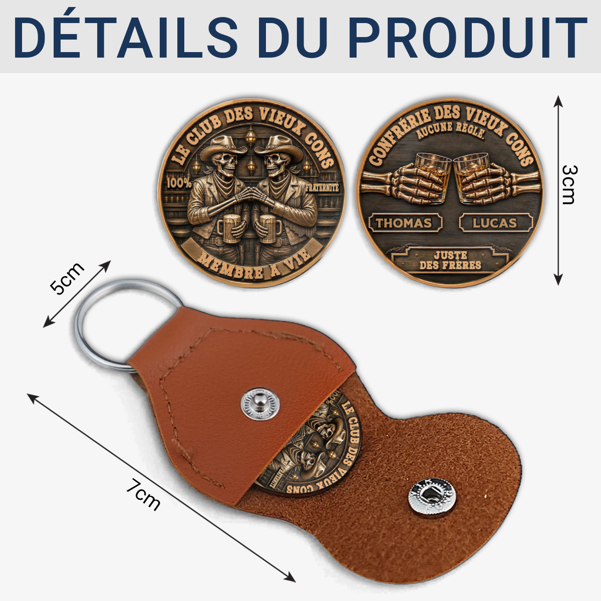 Fraternit_ternelle_Cadeau_Personnalis_C_lin_De_Poche_Imprim_En_3D_Pour_Fr_res