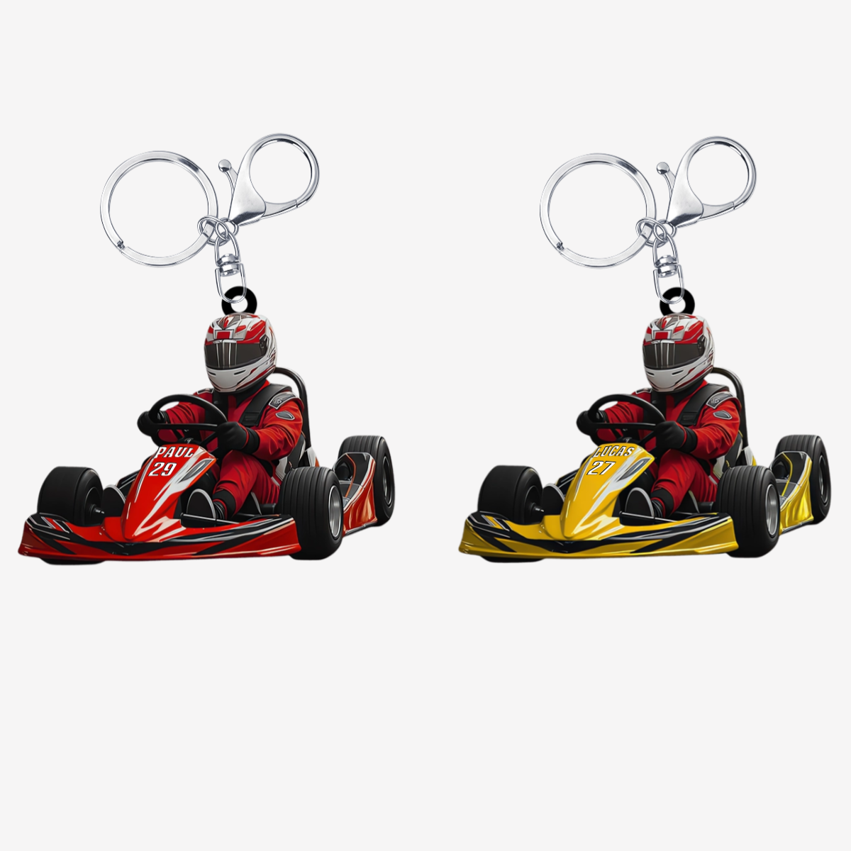 GoKartRacing_CadeauPersonnalise Porte ClesEnAcryliquePourLesFansDeCourse1