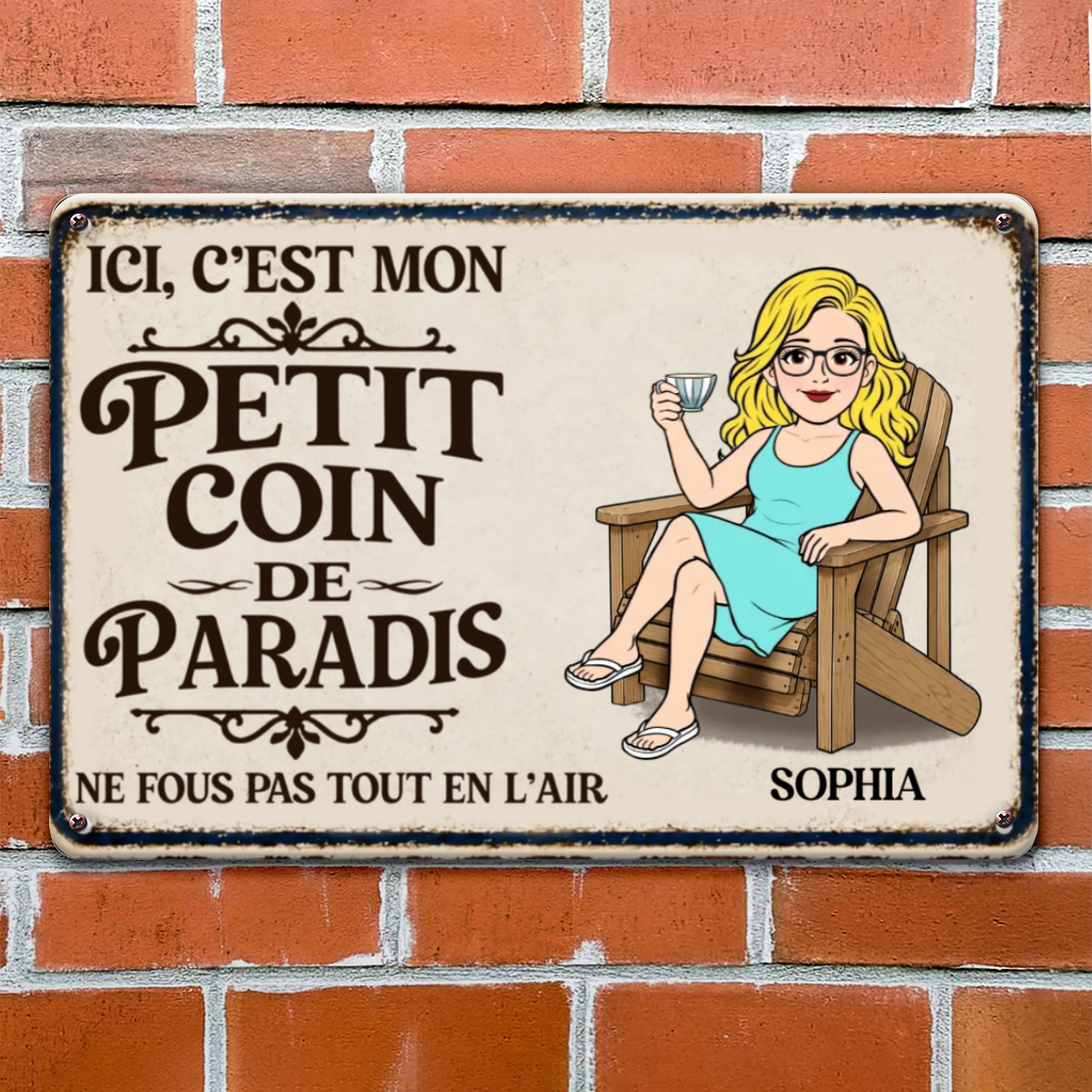 Ici_C_estNotrePetitCoinDeParadisMetalPersonnalise_CadeauPersonnalisePlaqueMetalliquePourCouples_LuiEtElle_4