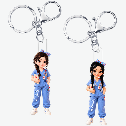Infirmiere CadeauPersonnalise_Porte ClesEnAcryliquePourInfirmieres7