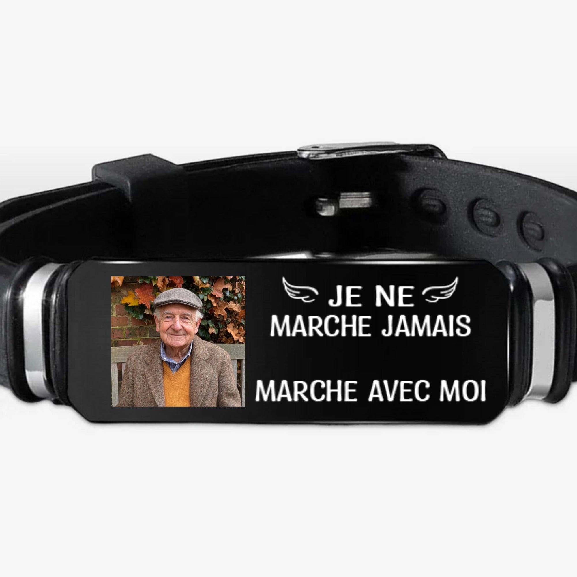 Je_Suis_Toujours_Avec_Toi_Bracelet_Souvenir_Photo_Cadeau_Personnalis_Bracelet_Grav_Pour_La_Famille